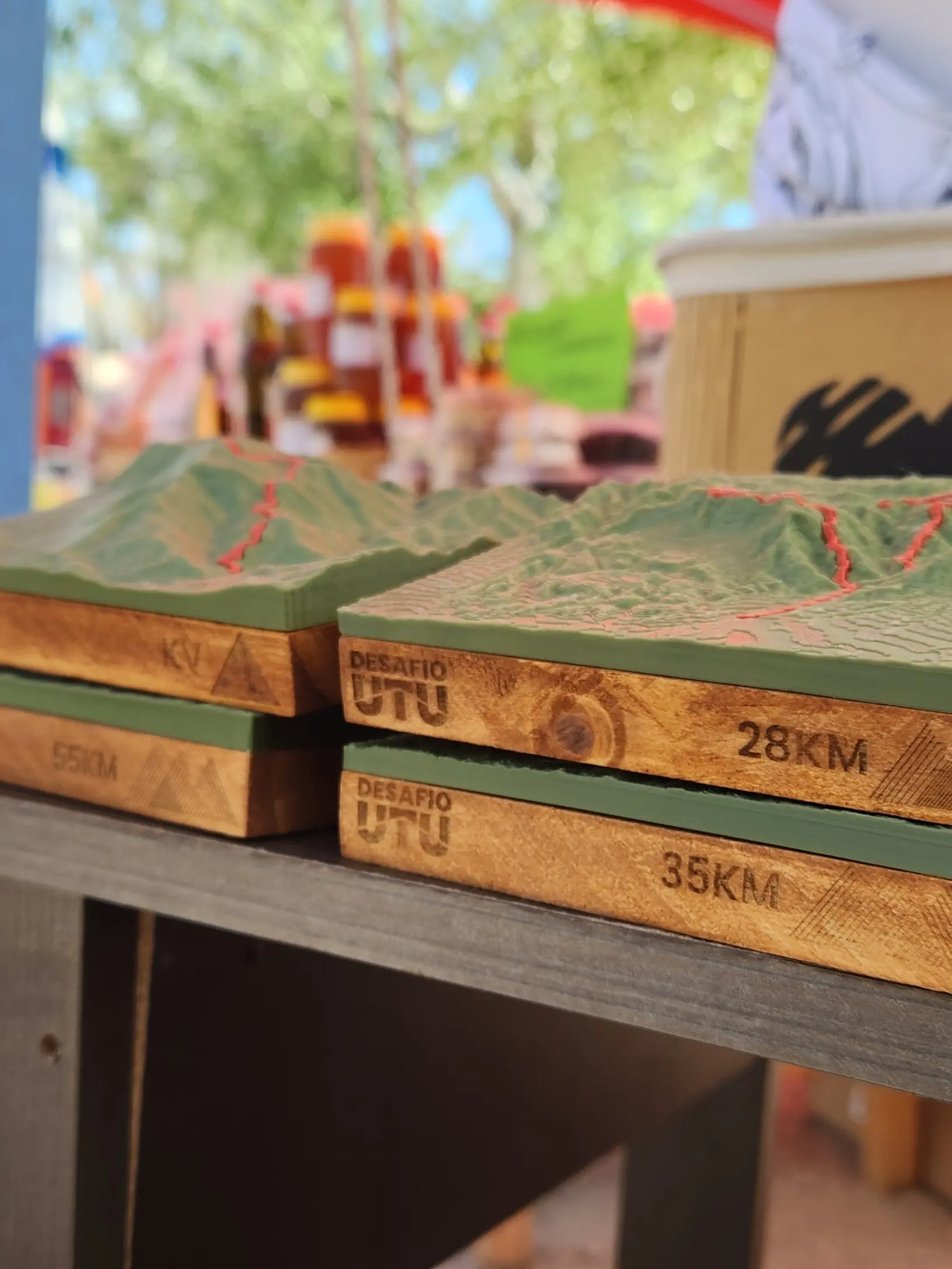 Pieza souvenir de una carrera